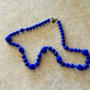 Vintage, genuine, Lucite necklace beautiful blue NWT